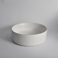 Load image into Gallery viewer, CLAYA Luna-36 Above Counter Round Basin – Matte White
