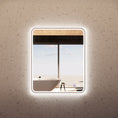 Load image into Gallery viewer, Front & Back-Lit Framed Rectangle LED Mirror in Brushed Copper - 600mm | 900mm | 1200mm | 1500mm
