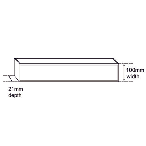 Muses Ezy Flow Tile Insert Grate 100*100*21mm(Maximum 5600mm, 80mm Waste) - Gunmetal Grey