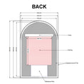 Load image into Gallery viewer, Carysil Arch Backlit LED Mirror 600 × 900 mm
