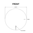 Load image into Gallery viewer, Carysil 600mm Round LED Bathroom Mirror
