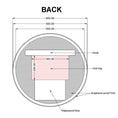 Load image into Gallery viewer, Carysil 600mm Round LED Bathroom Mirror
