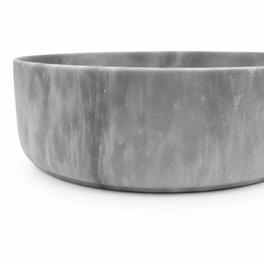CLAYA MOON-40 Ceramic Round Above Counter Basin – Matte Grey Marble