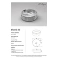 Load image into Gallery viewer, CLAYA MOON-40 Ceramic Round Above Counter Basin – Matte Grey Marble
