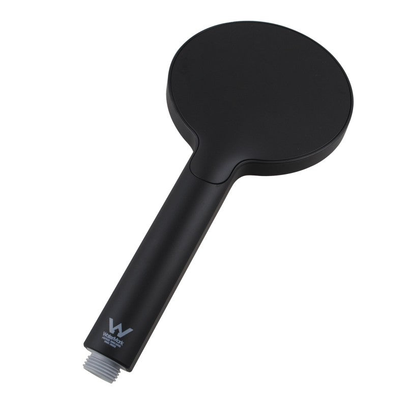 ABS 3 Functions Handheld Shower Head Round - Black