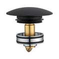Load image into Gallery viewer, Solid Brass Universal Pop-Up Waste with Overflow - Black
