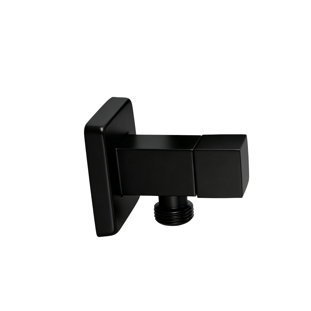 Brass Washing Machine Square Taps One Piece - Black