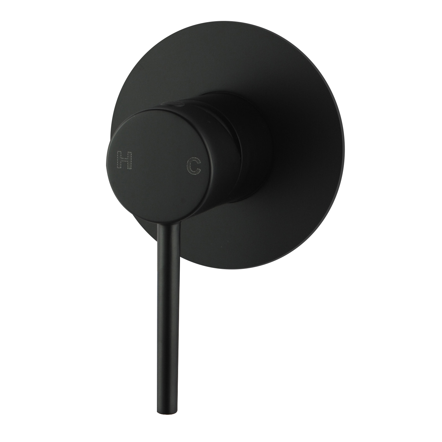 Solid Brass Wall Mixer - Black - LUCID PIN