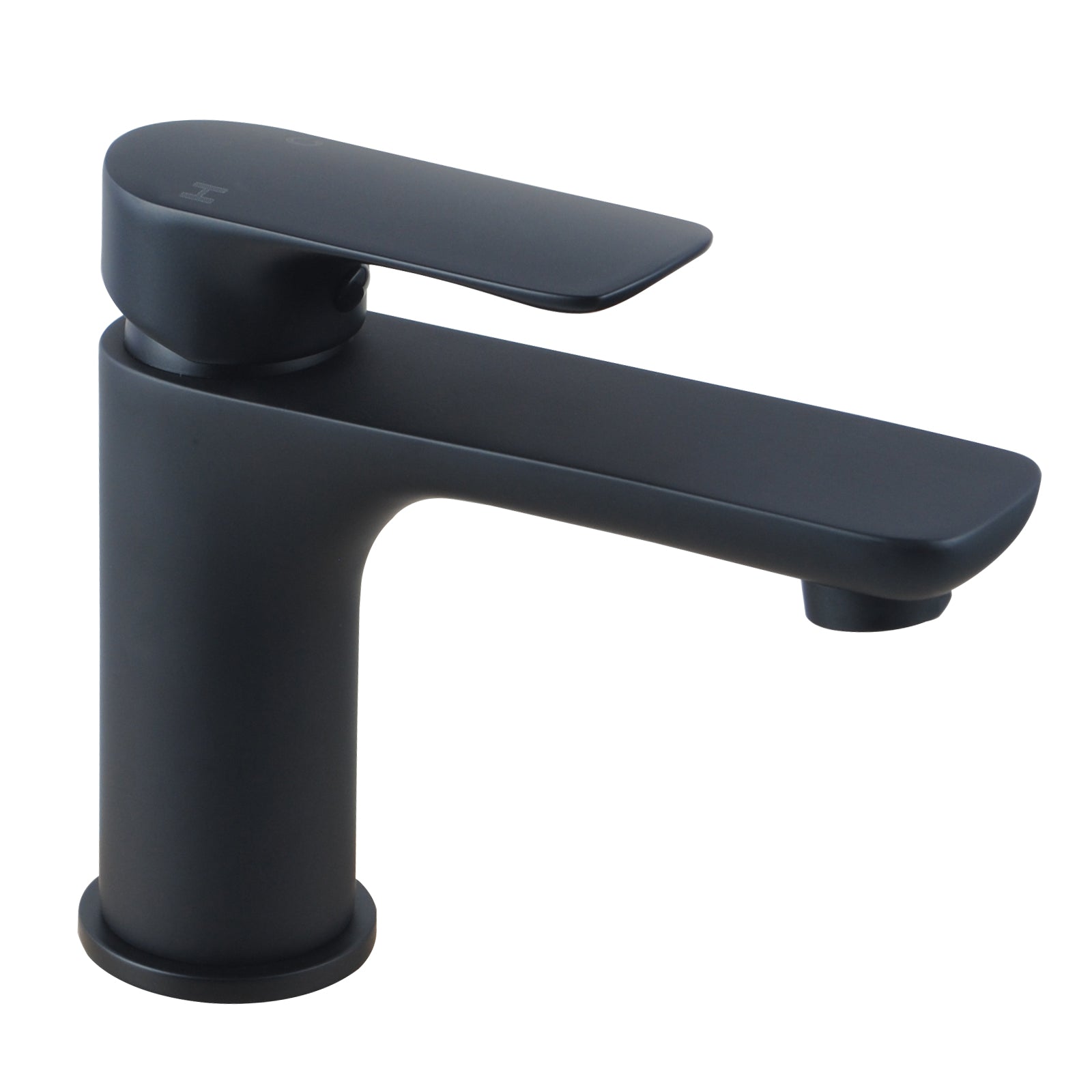 Solid Brass Short Basin Mixer - Black - VOG