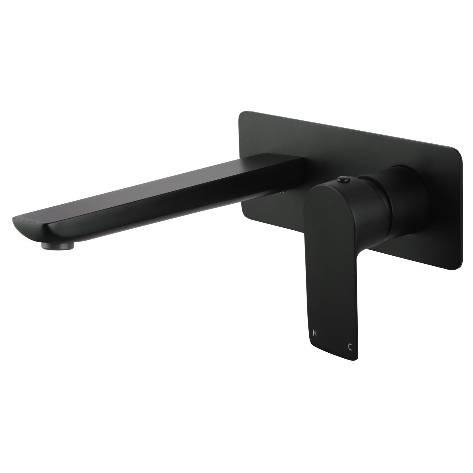 Solid Brass Spout Mixer - Black - VOG