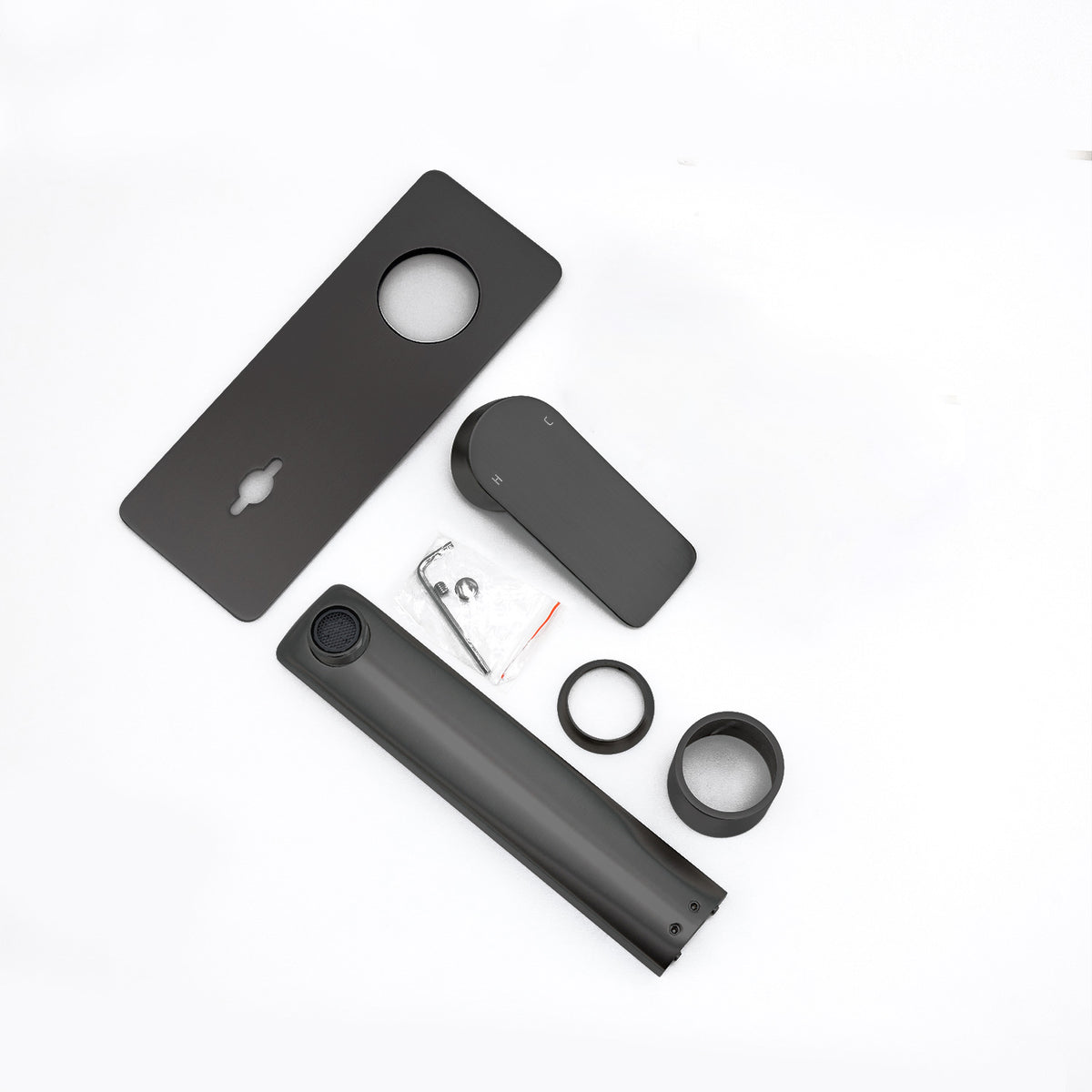 Solid Brass Basin/ Bath Mixer Trim Kit (Match CLPS) - Black | VOG