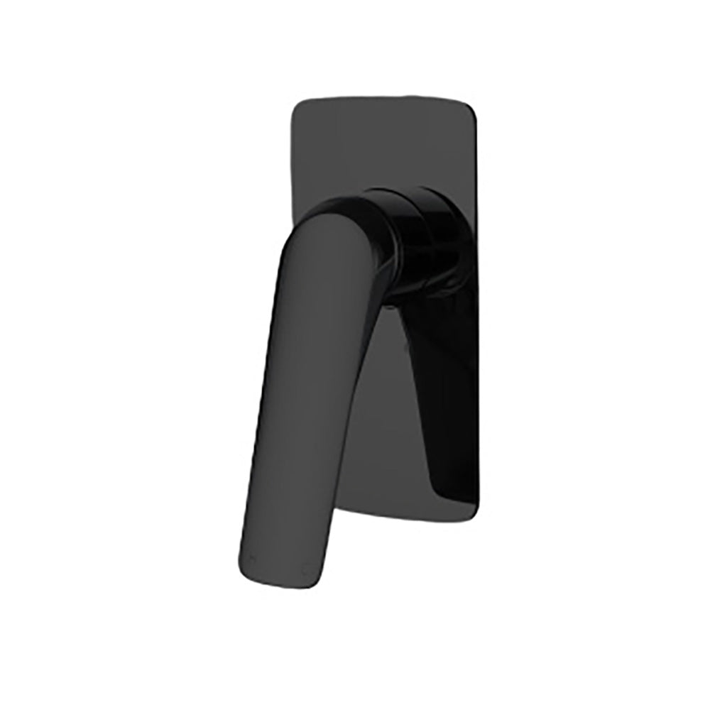 Solid Brass Wall Mixer - Black - AU