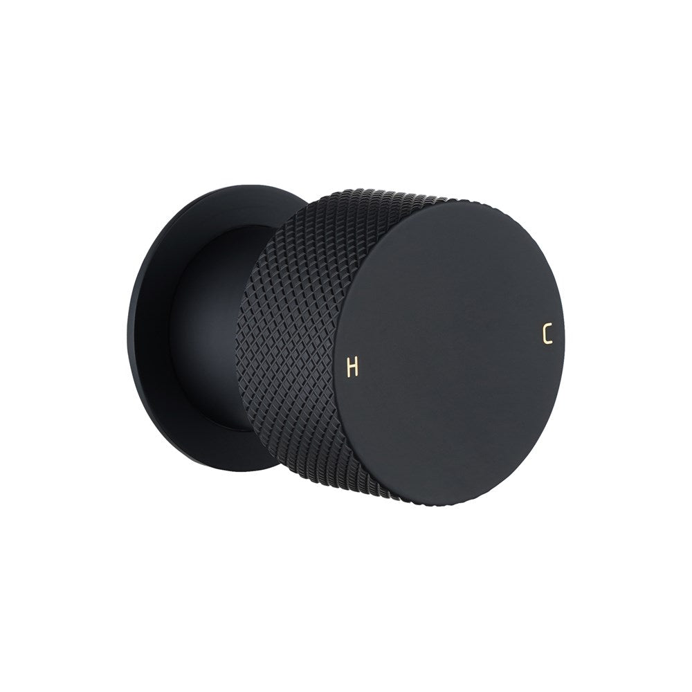 Knurled Wall Mixer Handle Only (Match CLPM) – Black | MOON