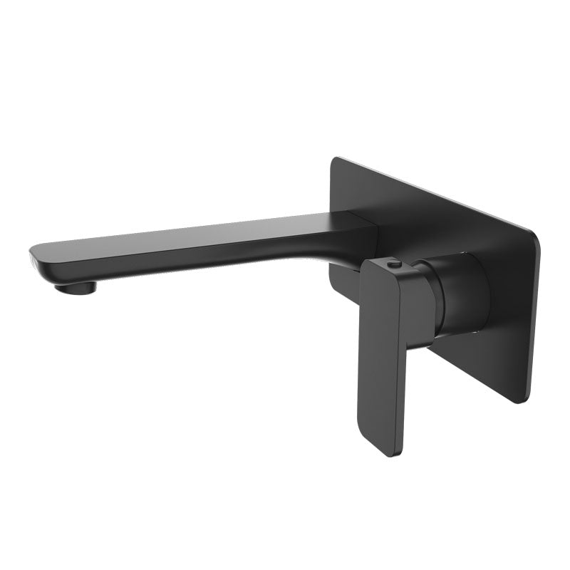 Solid Brass Spout Mixer - Black - IVANO