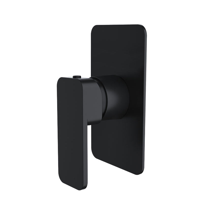 Solid Brass Wall Mixer - Black - IVANO