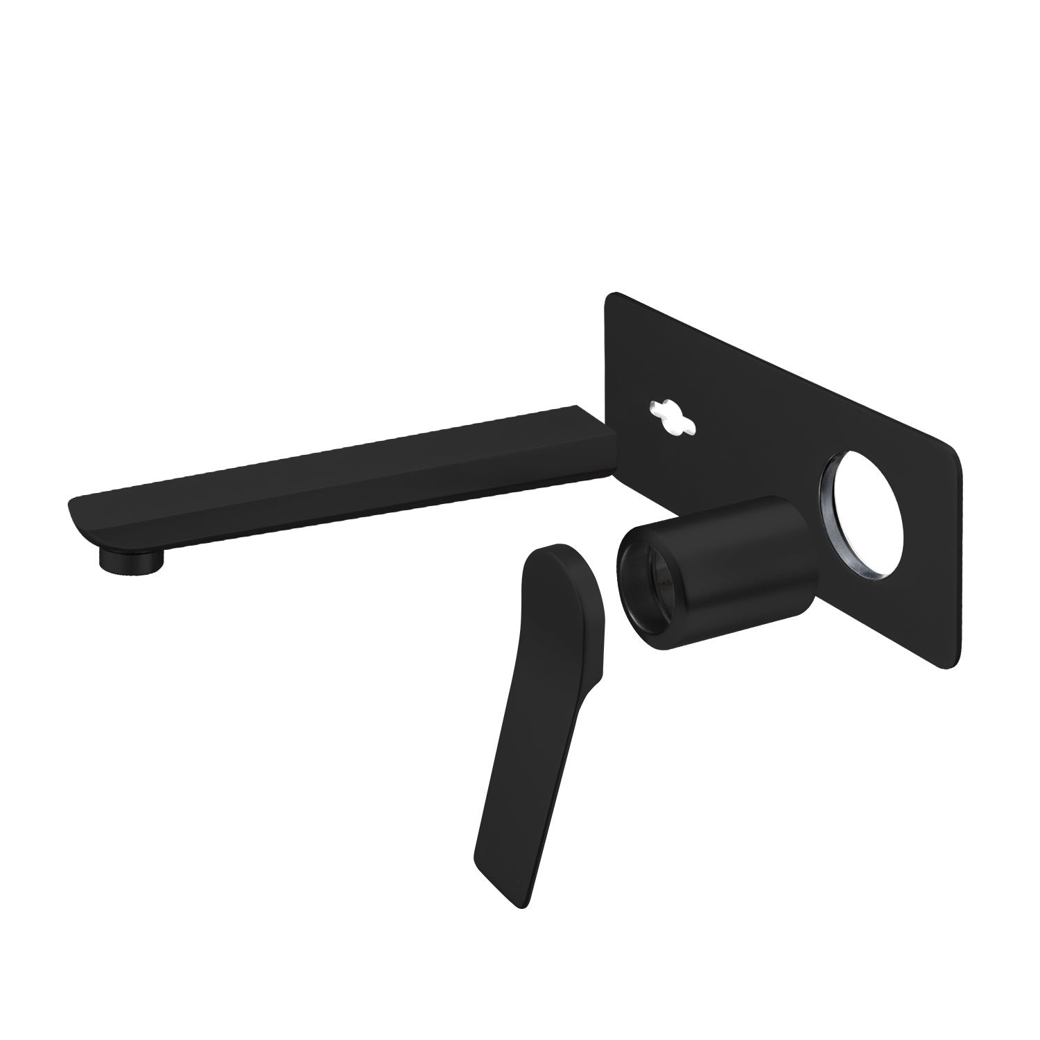Solid Brass Basin/Bath Mixer Trim Kit (Match CLPS) - Black | RUSHY