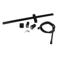 Load image into Gallery viewer, 700x123mm Handheld Shower Rail Flat - Stainless Steel & Solid Brass - Black
