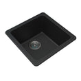 Load image into Gallery viewer, Granite Arete Stone Single Bowl Kitchen Sink 422*422mm - Black
