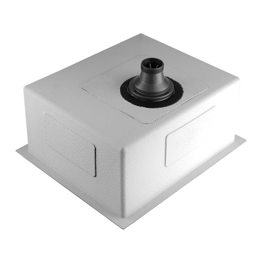 Stainless Steel Round Corner Handmade Single Bowl Kitchen Sink 510*440*230mm- Gunmetal Grey