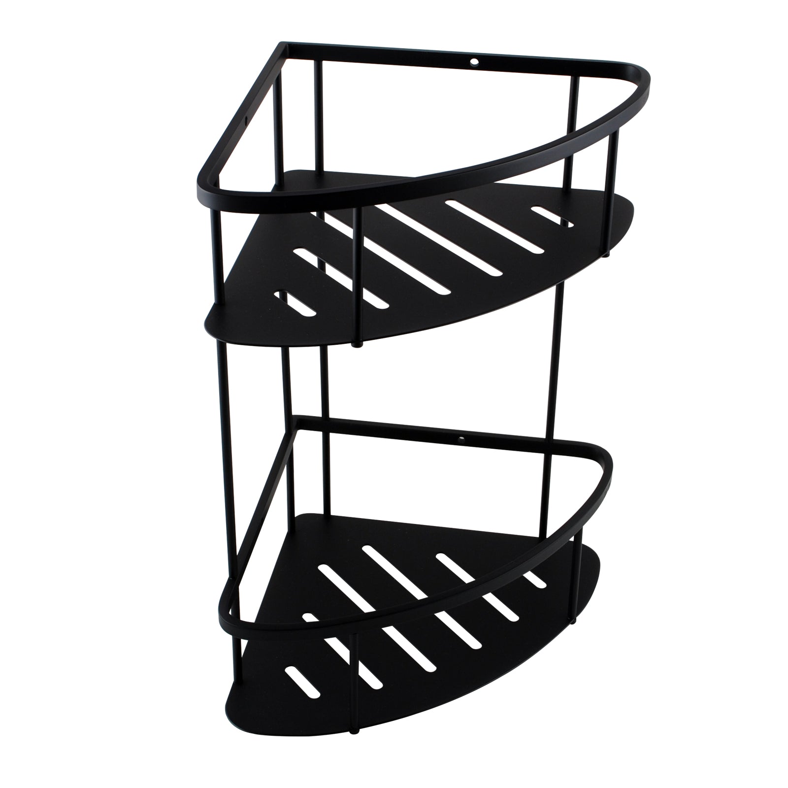 Stainless Steel Double Bath Caddy - Black - IVANO