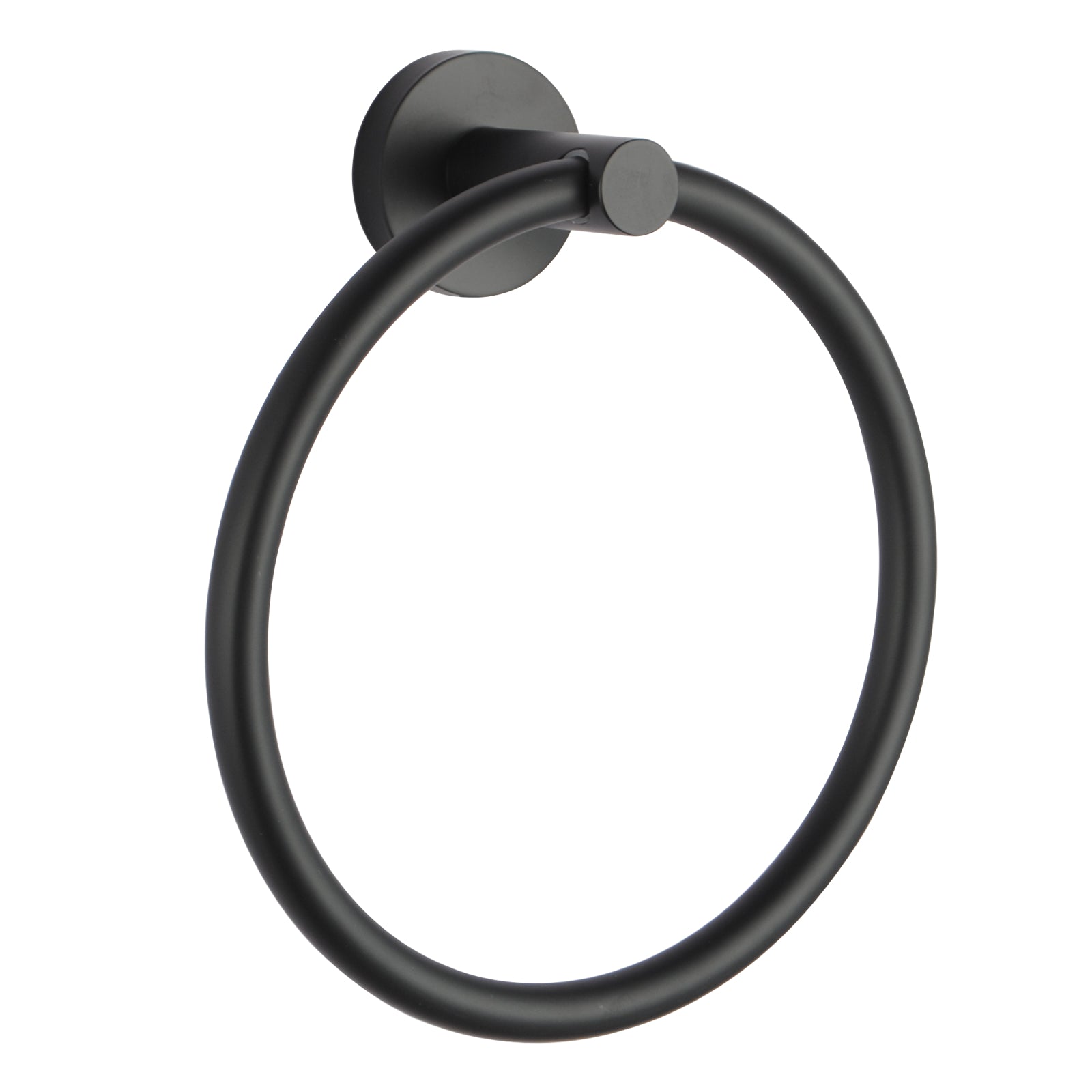 Stainless Steel Hand Towel Ring - Black - LUCID PIN