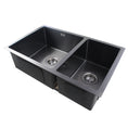 Load image into Gallery viewer, Stainless Steel 1 & 1/2 Double Bowl Kitchen Sink - Dark Grey
