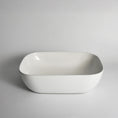 Load image into Gallery viewer, CLAYA Oval-46 Oval Ceramic Above Counter Basin – 460mm Gloss White
