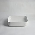 Load image into Gallery viewer, CLAYA Oval-50 Oval Ceramic Above Counter Basin – 500mm Gloss White
