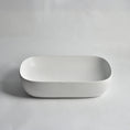 Load image into Gallery viewer, CLAYA Oval-60 Oval Ceramic Above Counter Basin – 610mm Matte White
