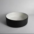 Load image into Gallery viewer, CLAYA Luna-36 Above Counter Round Basin – Textured Matte Black
