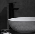 Load image into Gallery viewer, CLAYA Polar-Wavy-40 Round Ceramic Above Counter Basin - Textured Matte White

