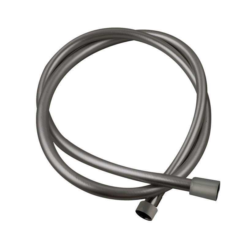 PVC 1500mm Water Inlet/Outlet Shower Hose – Gunmetal Grey