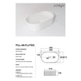 Load image into Gallery viewer, CLAYA Pill-49 Fluted Ceramic 490mm Above Counter Basin – Gloss White
