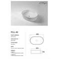 Load image into Gallery viewer, CLAYA Pill-50 Ceramic 500mm Above Counter Basin – Gloss White
