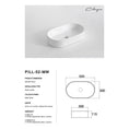 Load image into Gallery viewer, CLAYA Pill-52 Ceramic 525mm Above Counter Basin – Matte White
