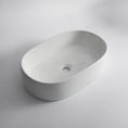 Load image into Gallery viewer, CLAYA Pill-56 Ceramic 560mm Above Counter Basin – Gloss White
