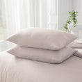 Load image into Gallery viewer, Bellemosa Brushed Microfibre Pillowcases - Natural Beige
