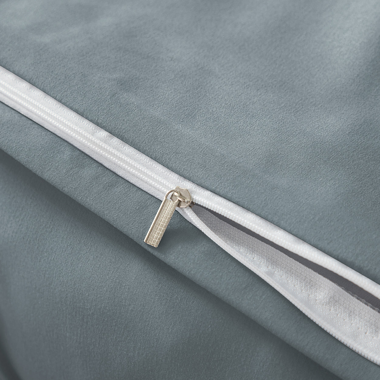 Bellemosa Premium Cotton Quilt Cover Set - Quilt Cover & Pillowcases - Charcoal Grey