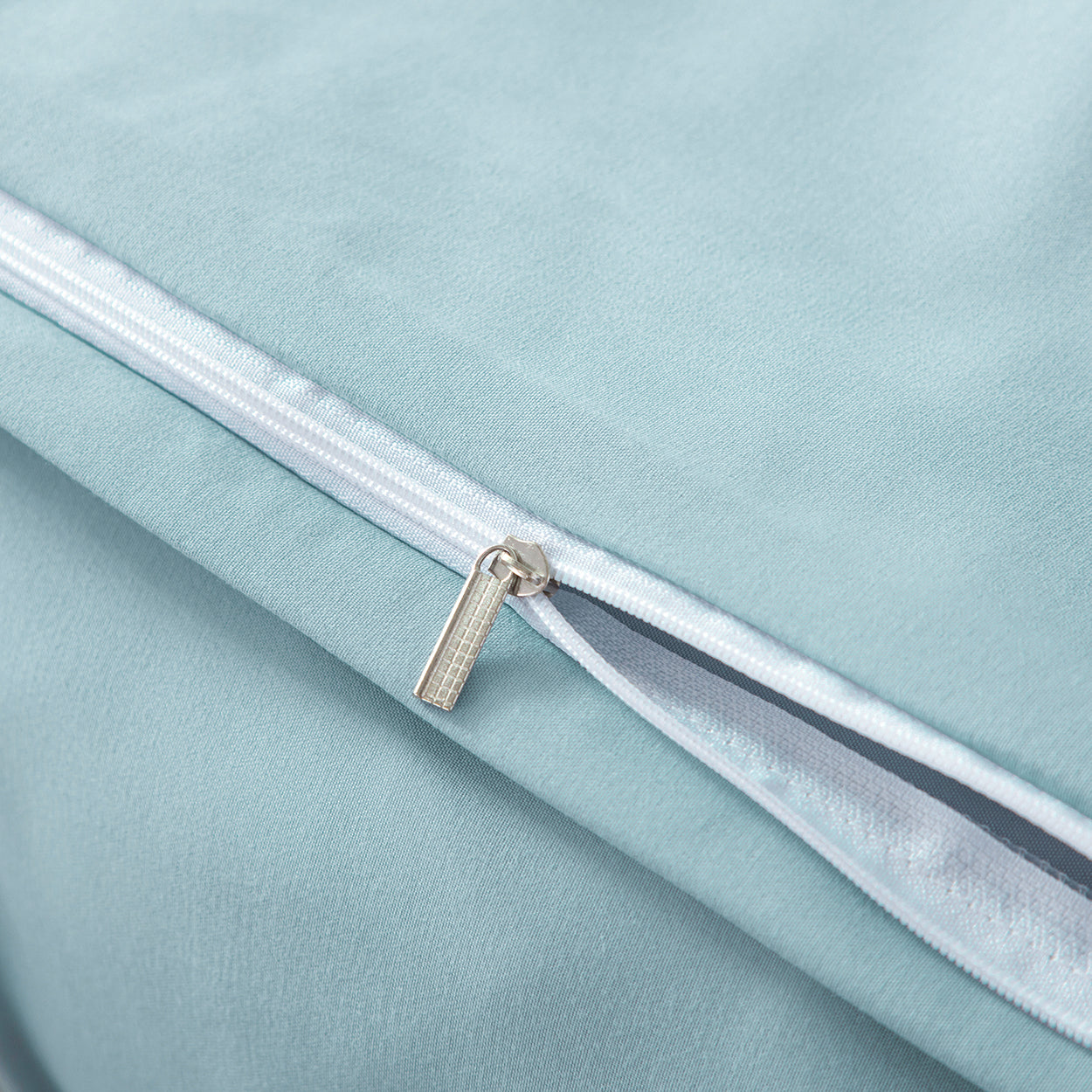 Bellemosa Brushed Microfibre Quilt Cover Set - Quilt Cover & Pillowcases - Sky Blue