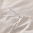 Load image into Gallery viewer, Bellemosa Brushed Microfibre Quilt Cover Set - Quilt Cover & Pillowcases - Natural Beige
