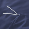 Load image into Gallery viewer, Bellemosa Premium Cotton Quilt Cover Set - Quilt Cover & Pillowcases - Navy Blue

