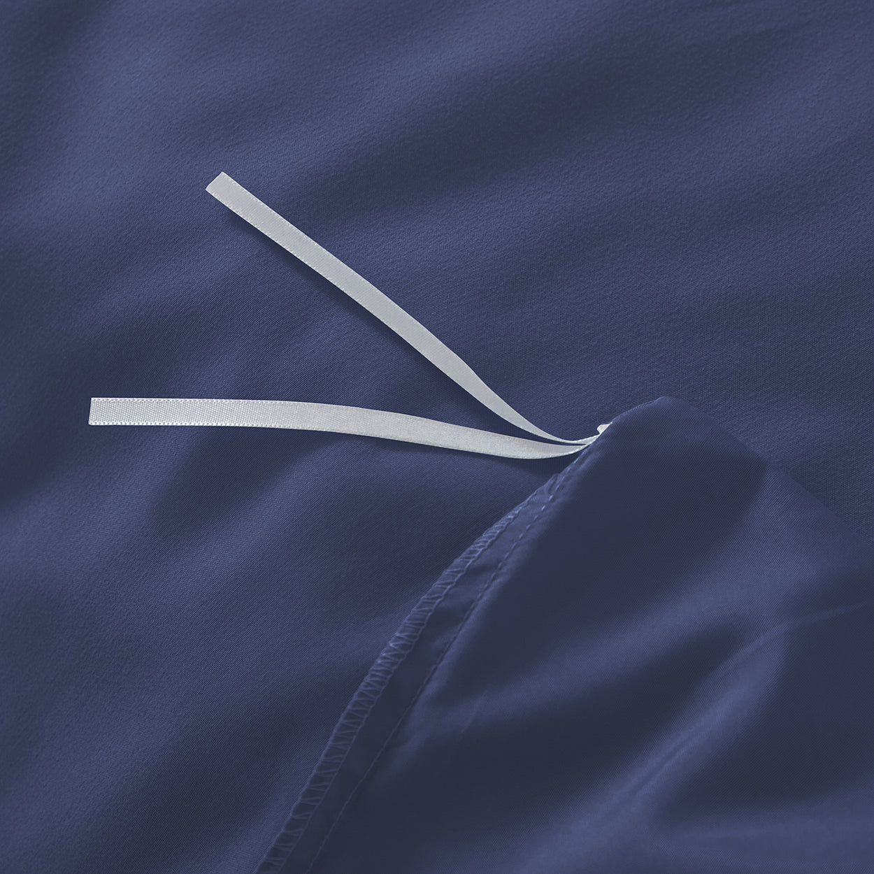 Bellemosa Premium Cotton Quilt Cover Set - Quilt Cover & Pillowcases - Navy Blue