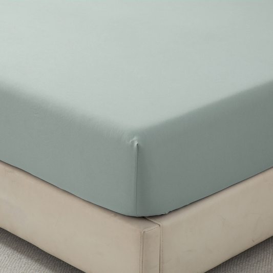 Bellemosa Brushed Microfibre Fitted Sheet - Coastal Sage