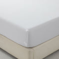 Load image into Gallery viewer, Bellemosa Brushed Microfibre Fitted Sheet - Classic White
