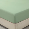 Load image into Gallery viewer, Bellemosa Premium Cotton Fitted Sheet- Sage Green
