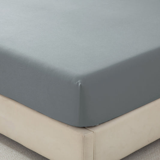 Bellemosa Brushed Microfibre Fitted Sheet - Dark Grey