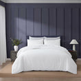 Load image into Gallery viewer, Bellemosa Brushed Microfibre Quilt Cover Set - Quilt Cover & Pillowcases - Classic White
