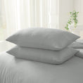 Load image into Gallery viewer, Bellemosa Premium Cotton Pillow Case Set - Light Grey
