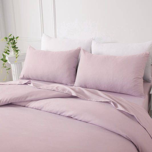 Bellemosa Brushed Microfibre Pillowcases - Blush Pink