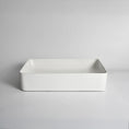 Load image into Gallery viewer, CLAYA RT-5033 Rectangle Ceramic Above Counter Basin – Gloss White
